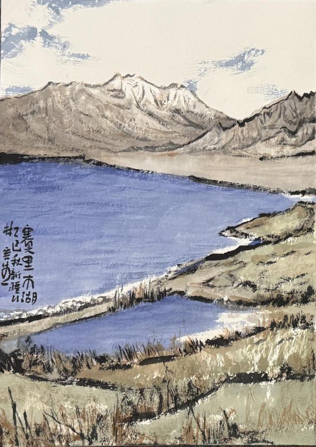 艺术扎根生涯 文字赞扬时期：走遍中国——中国文促会好意思术家写生创作步赴任疆段圆满收官