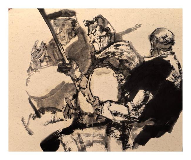 艺术扎根生涯 文字赞扬时期：走遍中国——中国文促会好意思术家写生创作步赴任疆段圆满收官