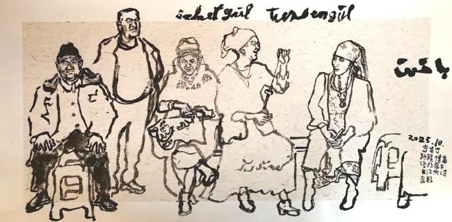 艺术扎根生涯 文字赞扬时期：走遍中国——中国文促会好意思术家写生创作步赴任疆段圆满收官